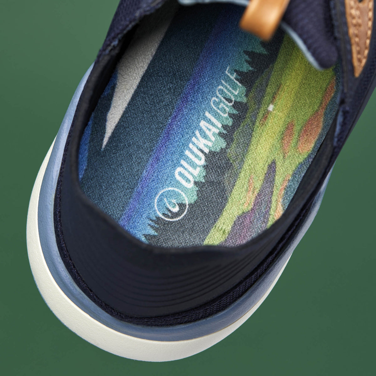 OluKai | OluKai Kā‘anapali Men’s Golf Shoe - Trench Blue / Sea Ice