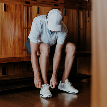 OluKai | Mākena Men’s Waterproof Golf Shoes - White Sand