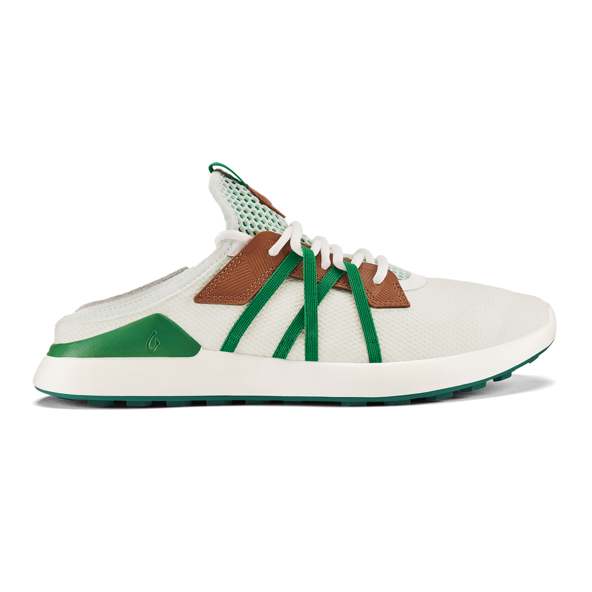 OluKai | Manele Men’s Breathable Golf Shoes - White / Bamboo