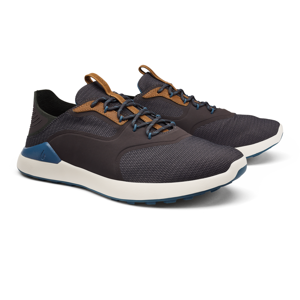 OluKai | OluKai Kā‘anapali Men’s Golf Shoe - Pavement / Vintage Blue