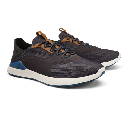 OluKai | OluKai Kā‘anapali Men’s Golf Shoe - Pavement / Vintage Blue