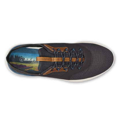 OluKai | OluKai Kā‘anapali Men’s Golf Shoe - Pavement / Vintage Blue