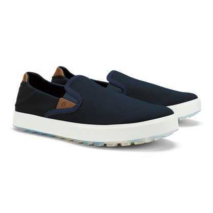 OluKai | Wai‘alae Slip On Men’s Golf Shoes - Trench Blue