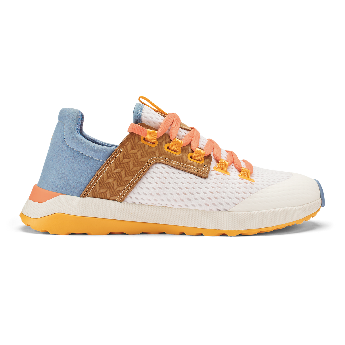 OluKai | Wailuku Women’s Athletic Shoes - Bright White / Sea Ice