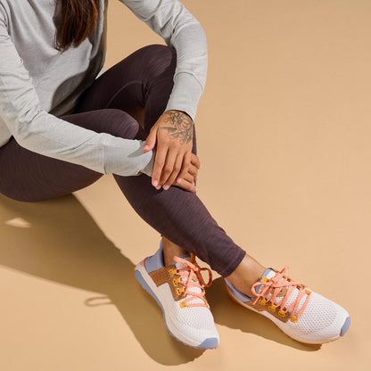 OluKai | Wailuku Women’s Athletic Shoes - Bright White / Sea Ice