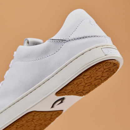 OluKai | Pehuea Lī ‘Ili Women's Leather Sneakers - White