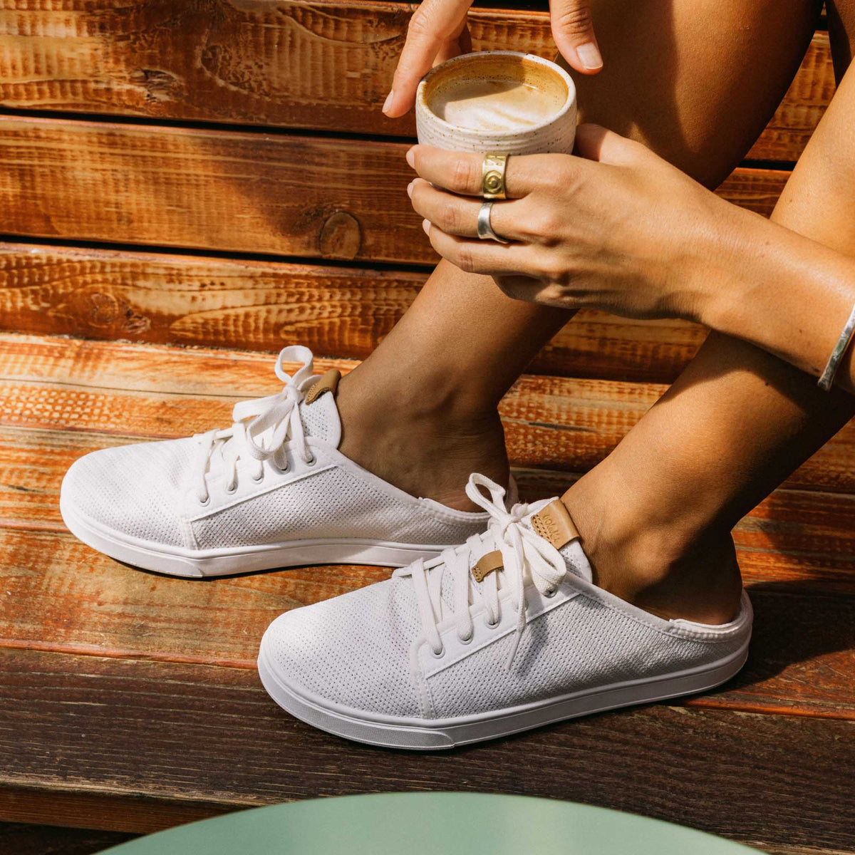 OluKai | Pehuea Lī Women's Sneakers - White