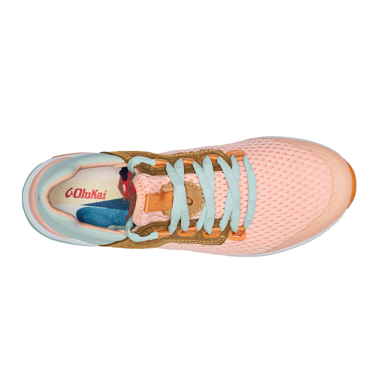 OluKai | Wailuku Women’s Athletic Shoes - Peach / Swell