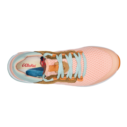 OluKai | Wailuku Women’s Athletic Shoes - Peach / Swell