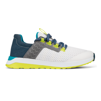 OluKai | Wailuku Women’s Athletic Shoes - Bright White / Lagoon