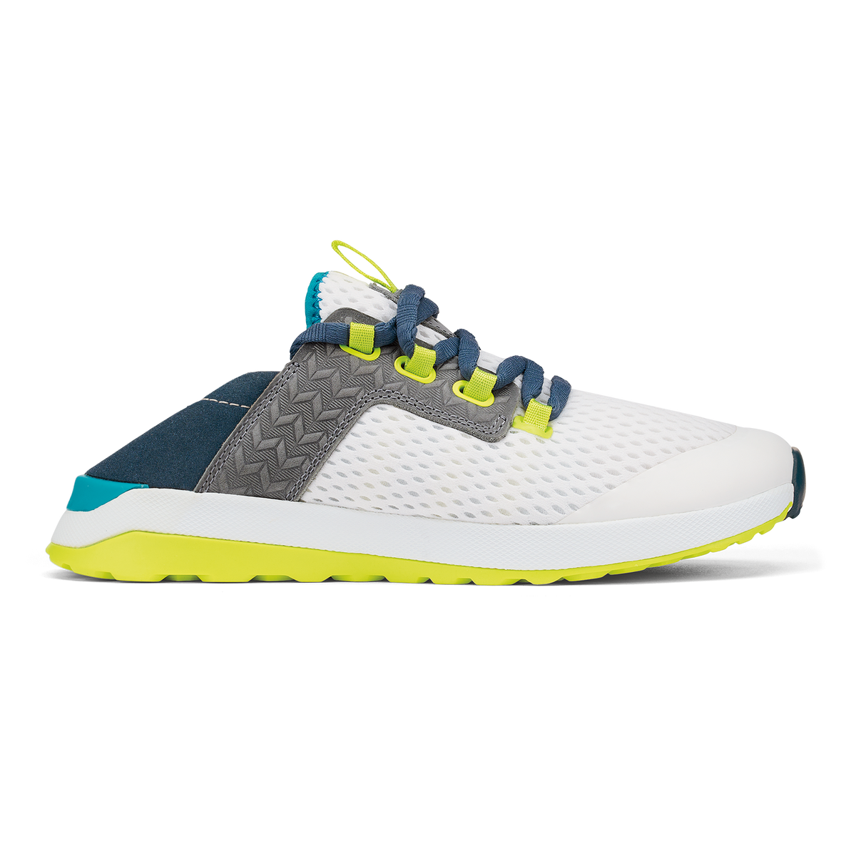 OluKai | Wailuku Women’s Athletic Shoes - Bright White / Lagoon