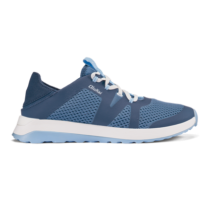 OluKai | Huia Women’s Athleisure Shoes - Vintage Blue / Sea Ice