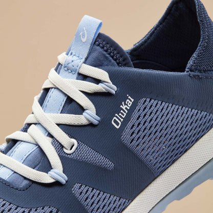 OluKai | Huia Women’s Athleisure Shoes - Vintage Blue / Sea Ice