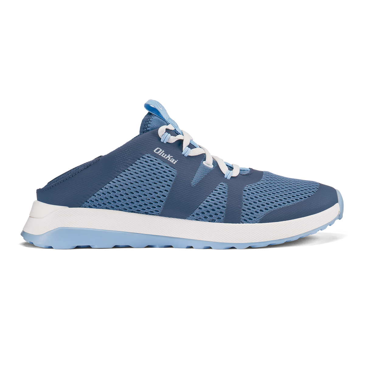 OluKai | Huia Women’s Athleisure Shoes - Vintage Blue / Sea Ice