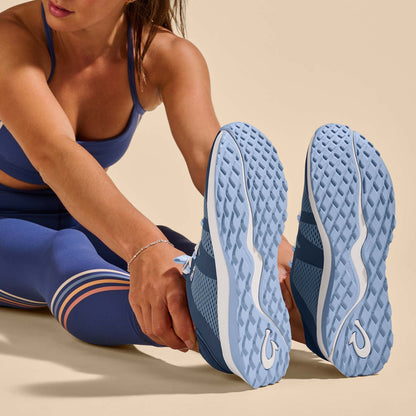 OluKai | Huia Women’s Athleisure Shoes - Vintage Blue / Sea Ice