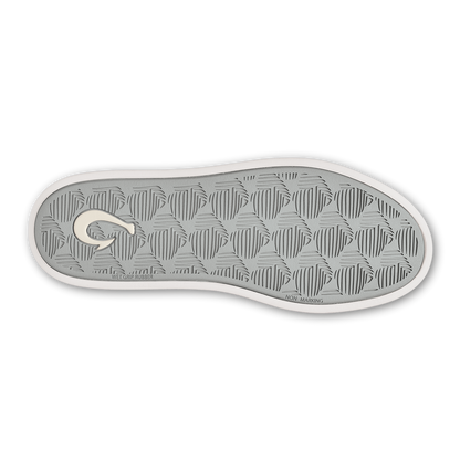 OluKai | Pehuea Lī ‘Ili Women's Leather Sneakers - Ash