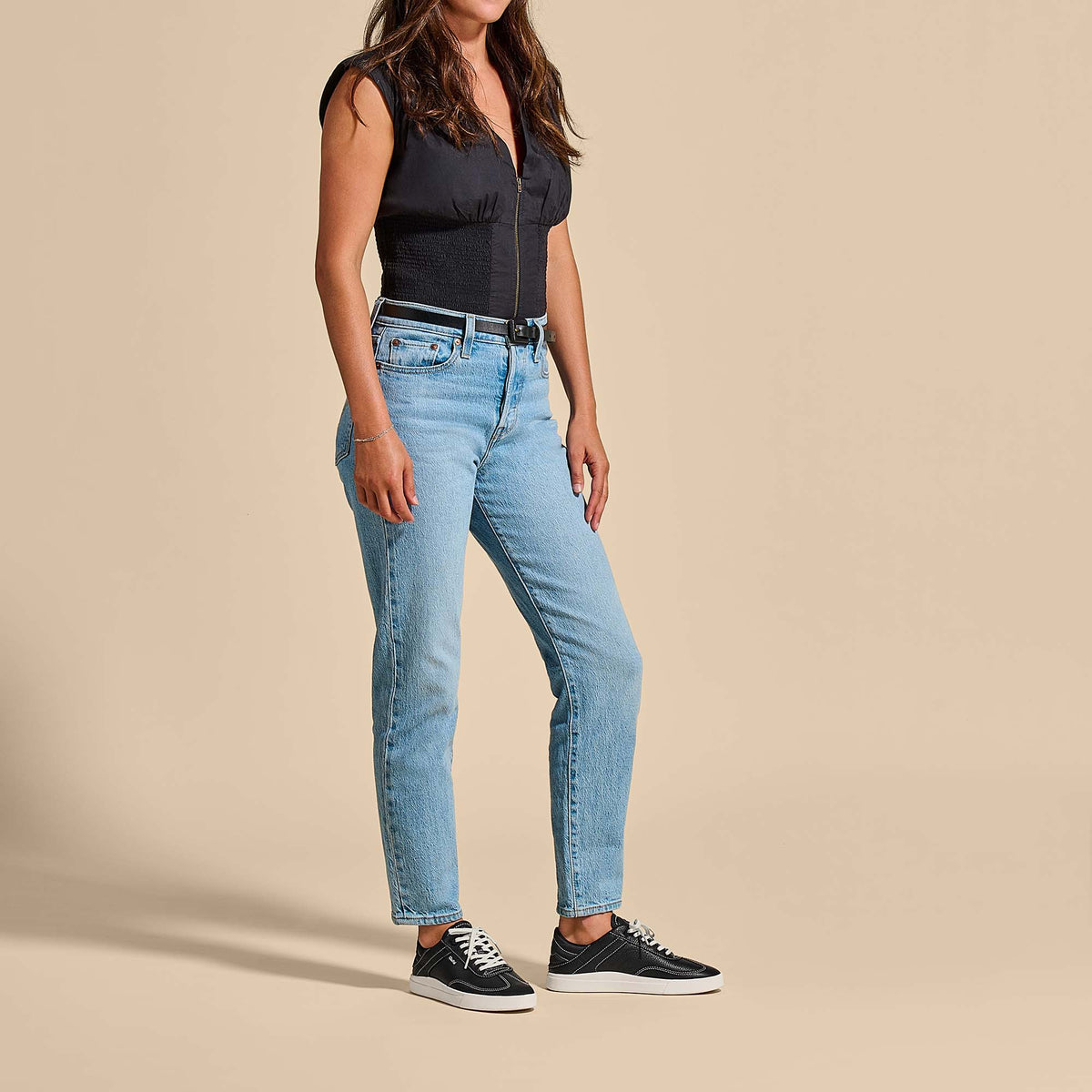 OluKai | Hā‘upu Women’s Leather Sneakers - Onyx