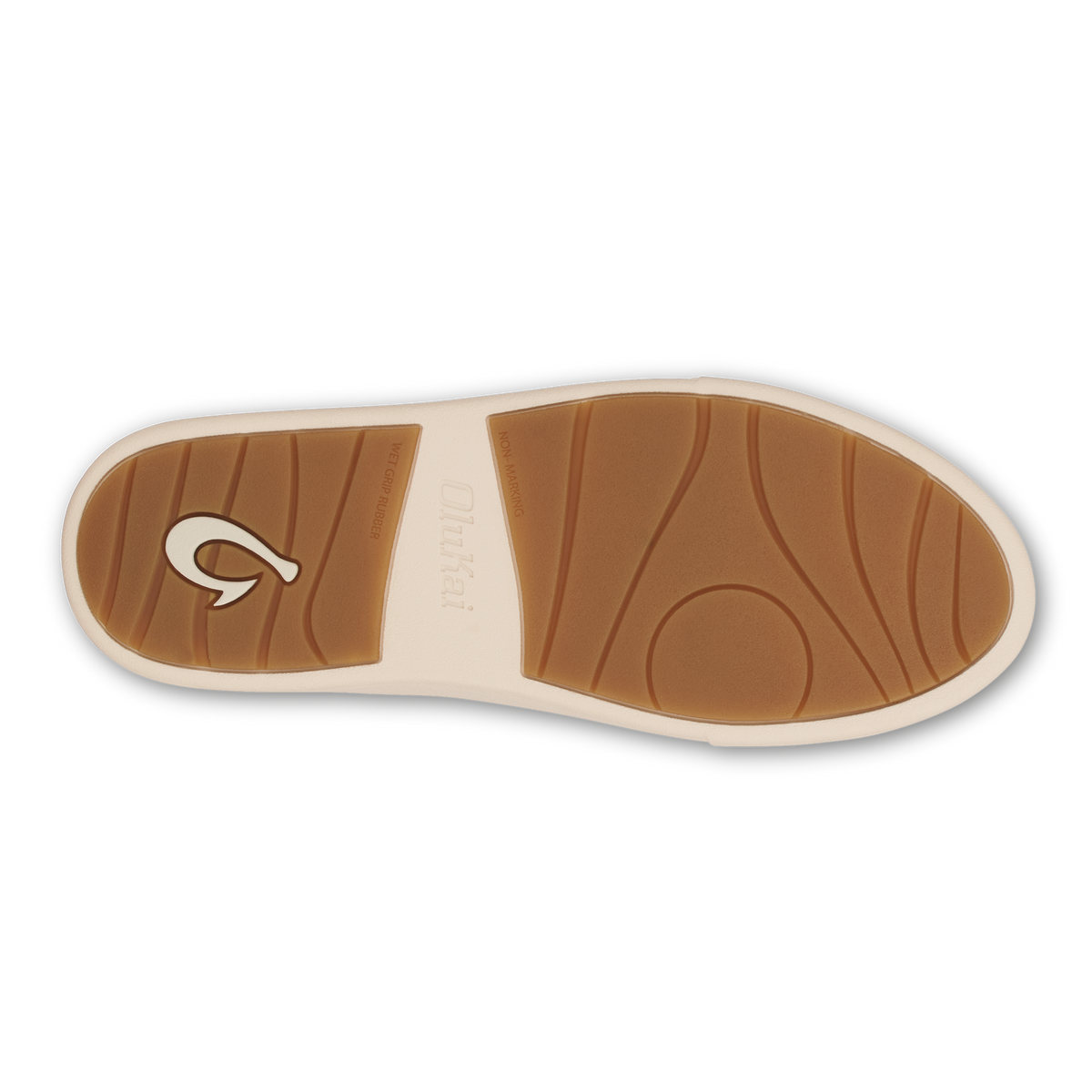 OluKai | Hā‘upu Women’s Leather Sneakers - Navy / Off White