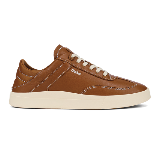 OluKai | Hā‘upu Women’s Leather Sneakers - Fox