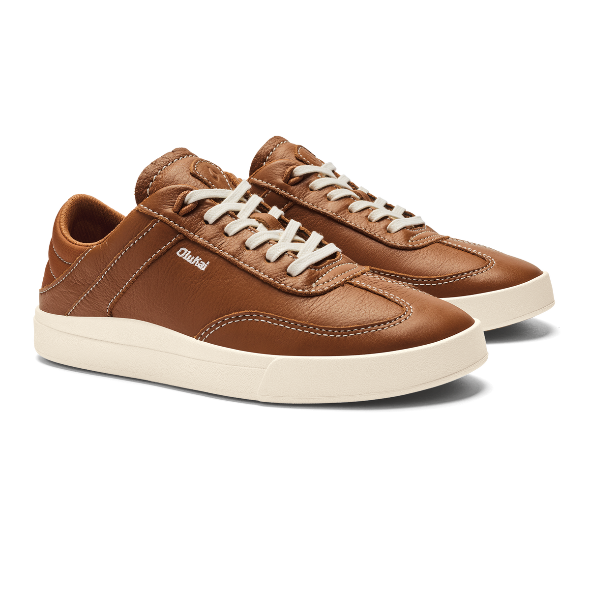OluKai | Hā‘upu Women’s Leather Sneakers - Fox