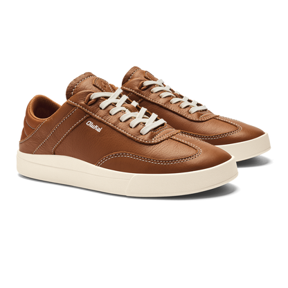 OluKai | Hā‘upu Women’s Leather Sneakers - Fox
