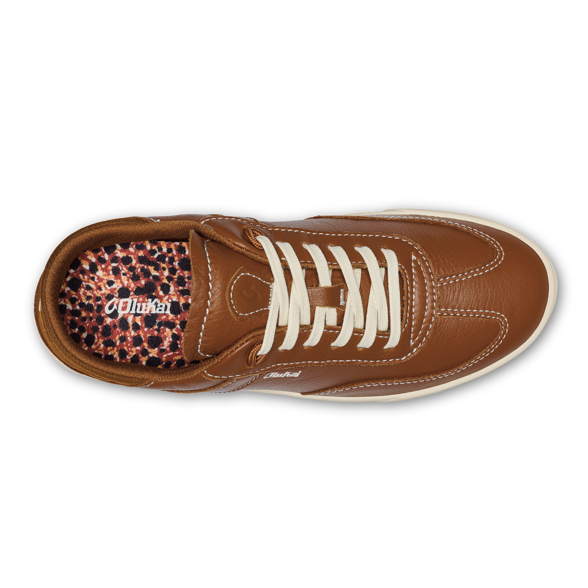 OluKai | Hā‘upu Women’s Leather Sneakers - Fox