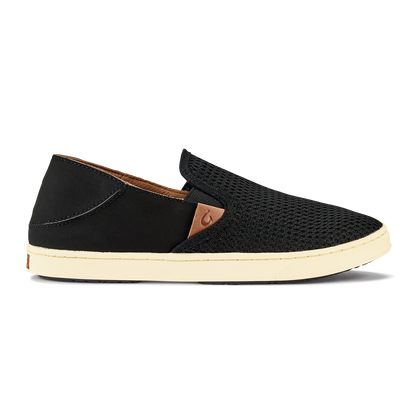 OluKai | Pehuea Women's Breathable Slip-On Sneakers - Black