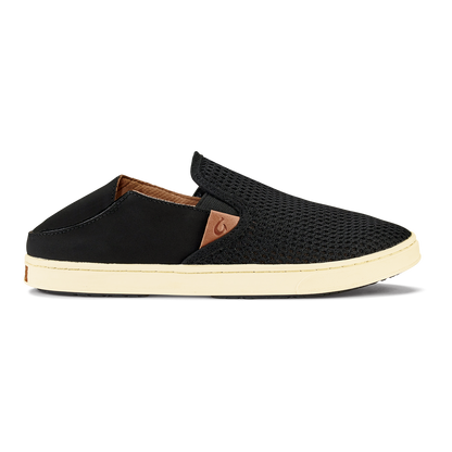 OluKai | Pehuea Women's Breathable Slip-On Sneakers - Black