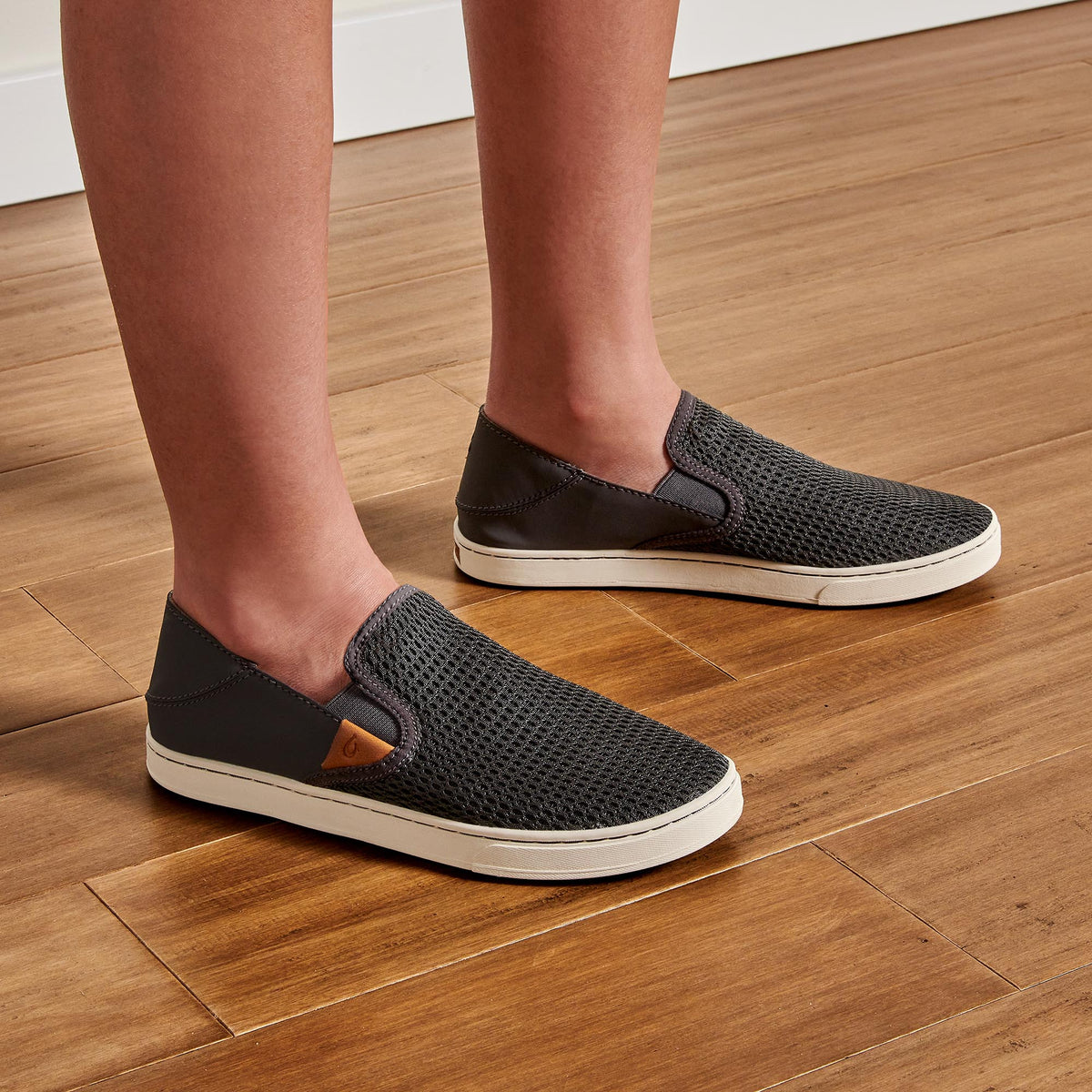 OluKai | Pehuea Women's Breathable Slip-On Sneakers - Pavement