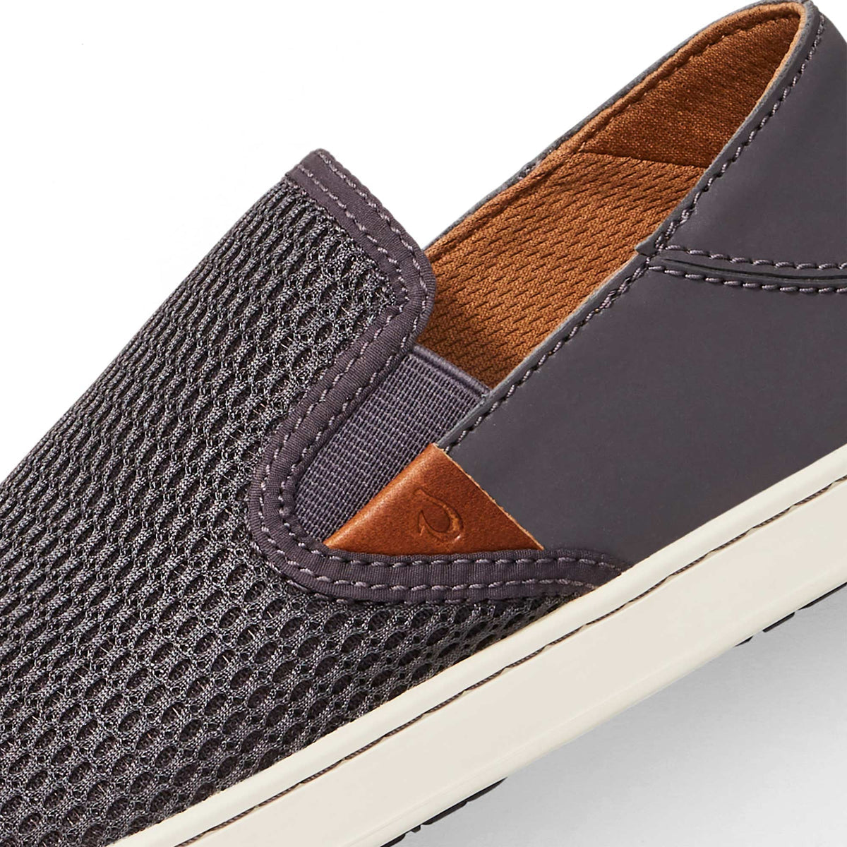 OluKai | Pehuea Women's Breathable Slip-On Sneakers - Pavement