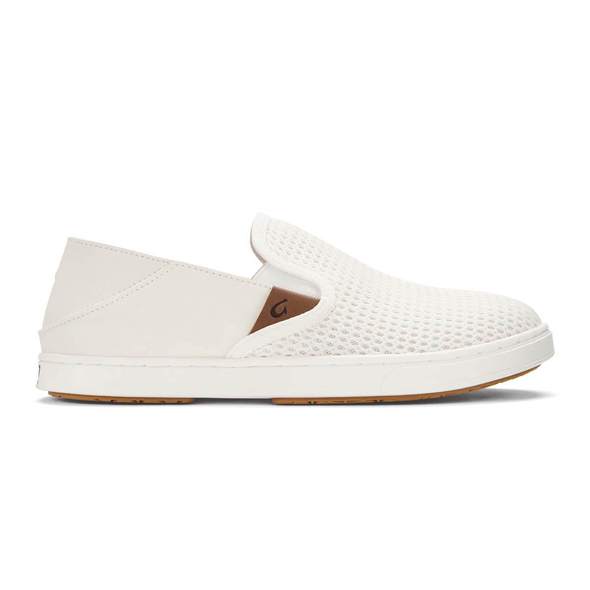 OluKai | Pehuea Women's Breathable Slip-On Sneakers - Bright White
