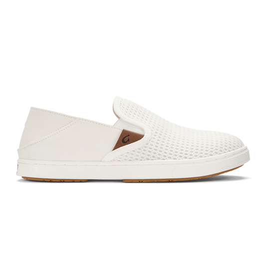 OluKai | Pehuea Women's Breathable Slip-On Sneakers - Bright White