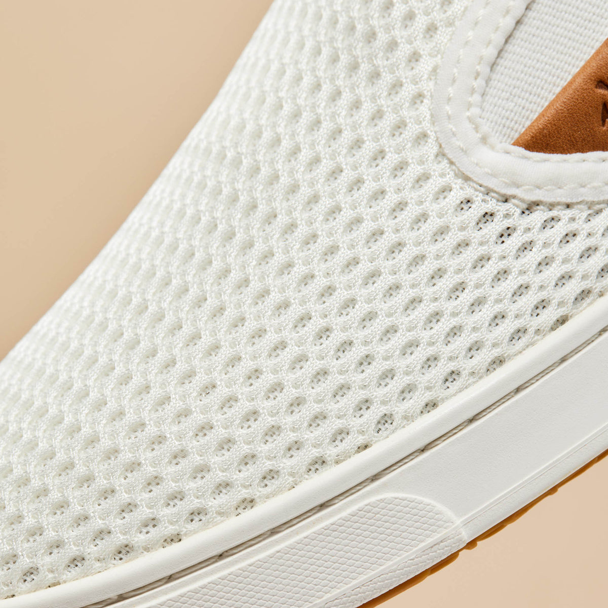 OluKai | Pehuea Women's Breathable Slip-On Sneakers - Bright White