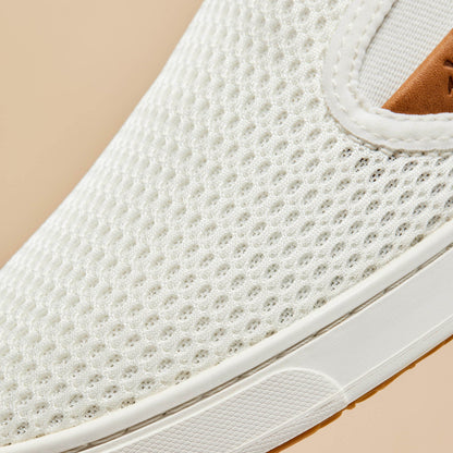 OluKai | Pehuea Women's Breathable Slip-On Sneakers - Bright White