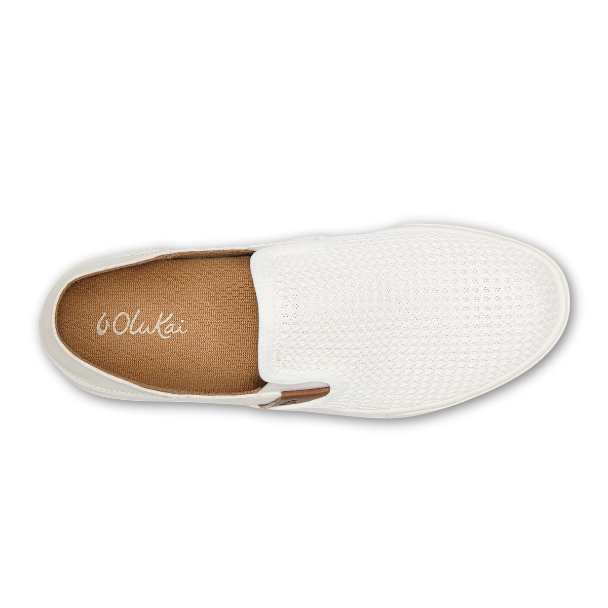 OluKai | Pehuea Women's Breathable Slip-On Sneakers - Bright White