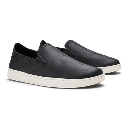 OluKai | Pehuea Leather - Onyx / Onyx
