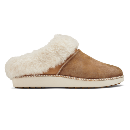 OluKai | Ku‘i Women‘s Slip-On Slippers - Tan / Bone