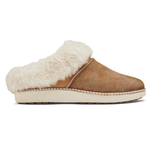 OluKai | Ku‘i Women‘s Slip-On Slippers - Tan / Bone