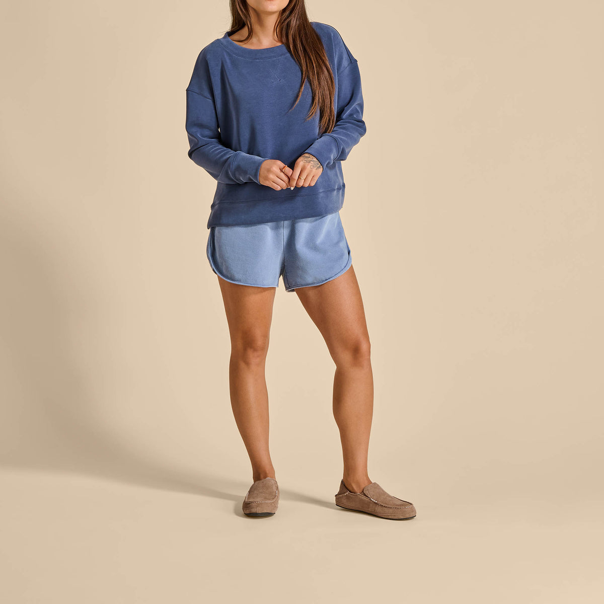 OluKai | Nohea Women's Leather Slippers - Tan