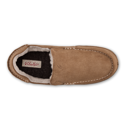 OluKai | Nohea Women's Leather Slippers - Tan