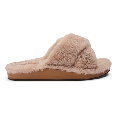 OluKai | Hila Heu Women’s Slide Slipper Sandals - Tan