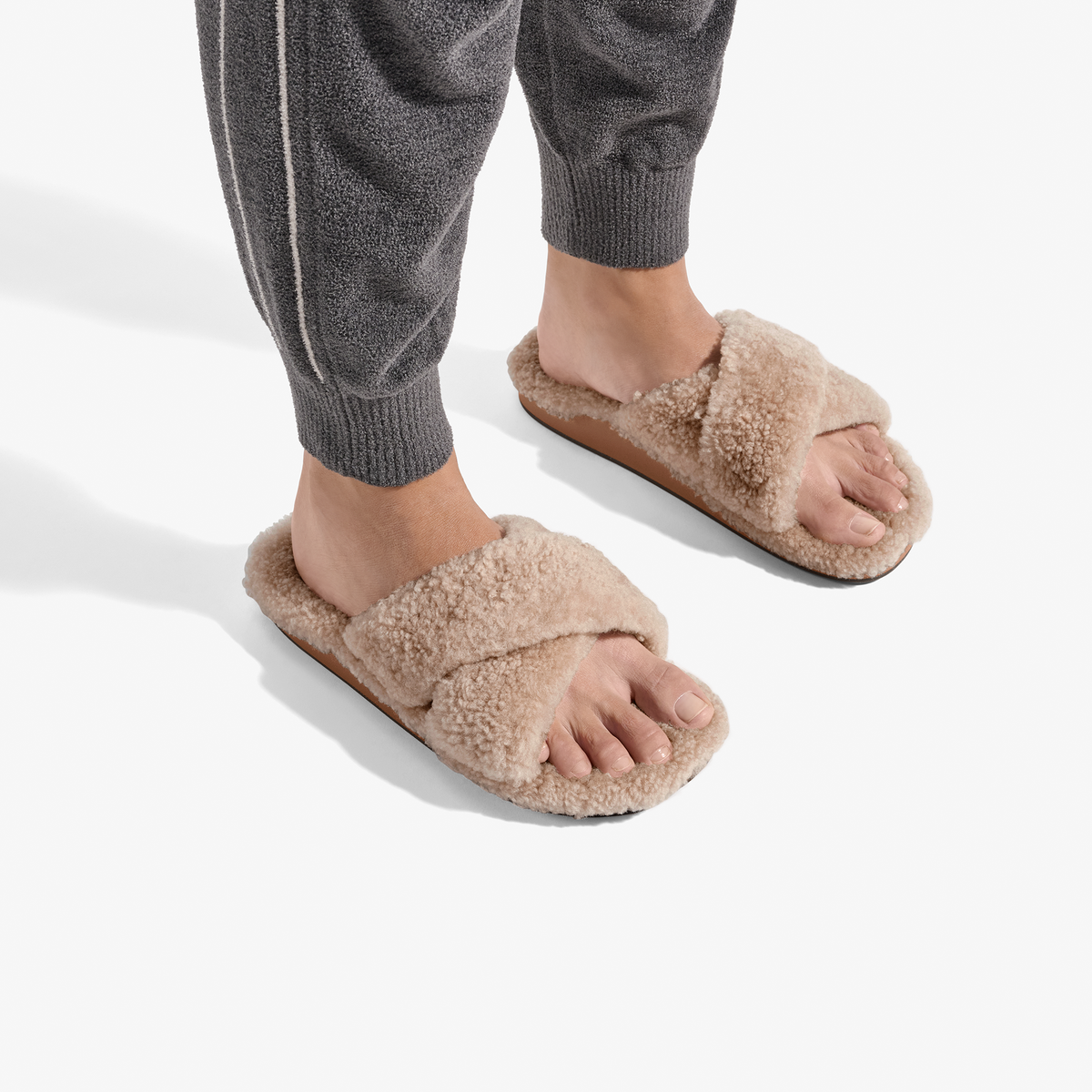OluKai | Hila Heu Women’s Slide Slipper Sandals - Tan