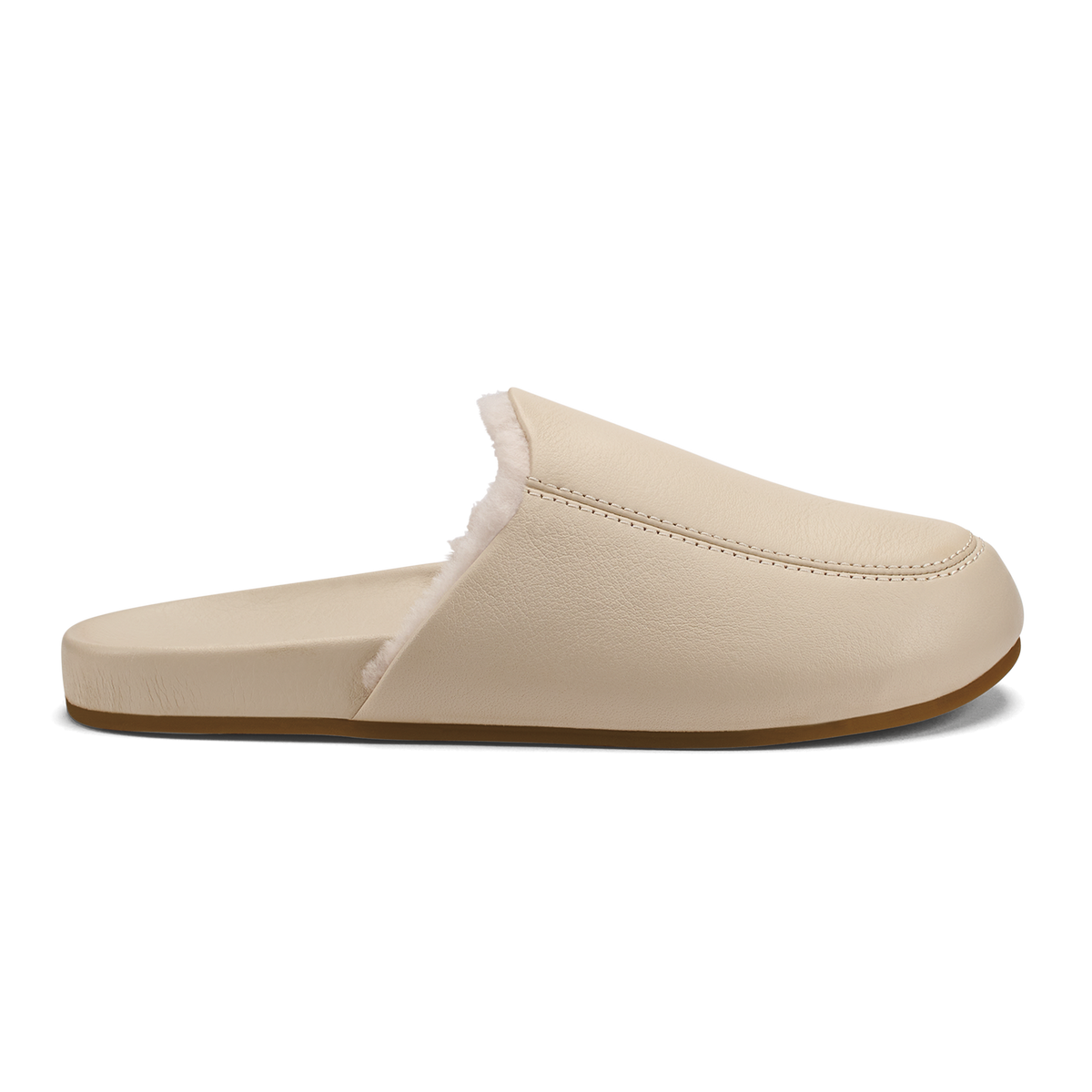 OluKai | Kōnea Women’s Leather Slipper Mules - Bone