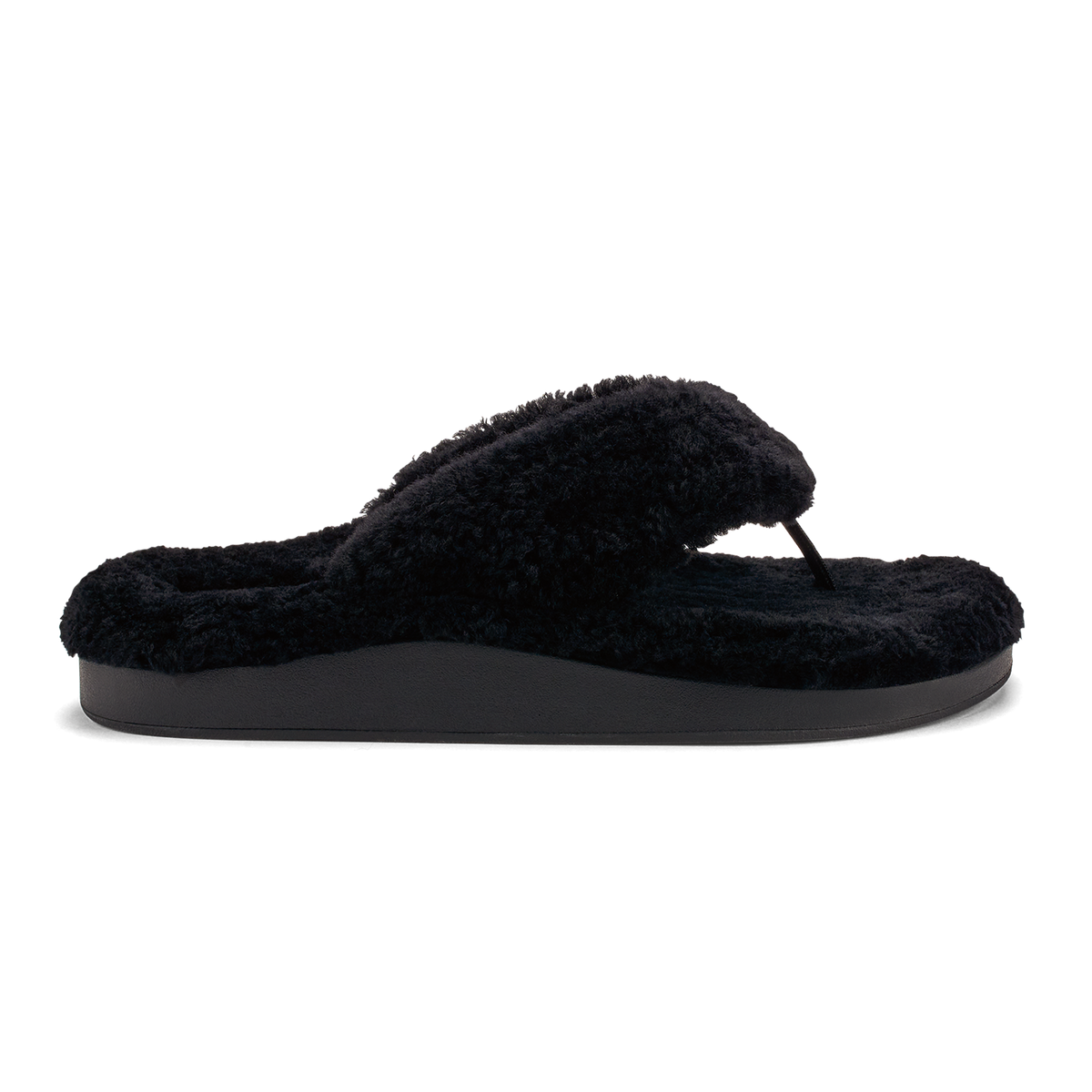 OluKai | Kīpe'a Heu Women‘s Flip Flop Slippers - Black