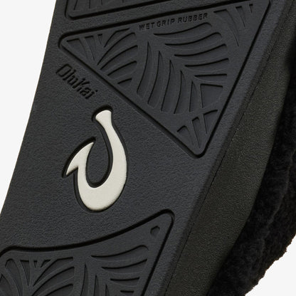 OluKai | Kīpe'a Heu Women‘s Flip Flop Slippers - Black