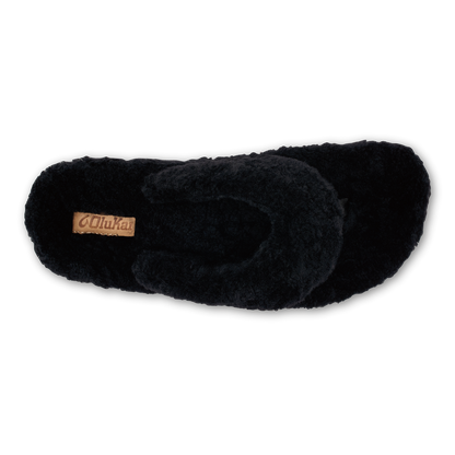 OluKai | Kīpe'a Heu Women‘s Flip Flop Slippers - Black