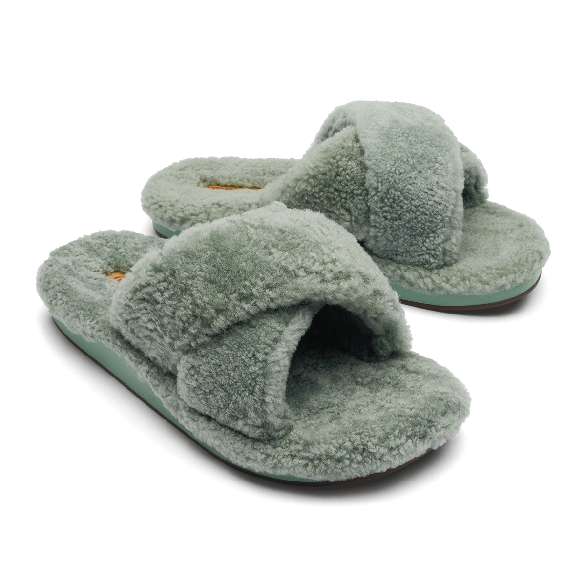 OluKai | Hila Heu Women’s Slide Slipper Sandals - Muted Green