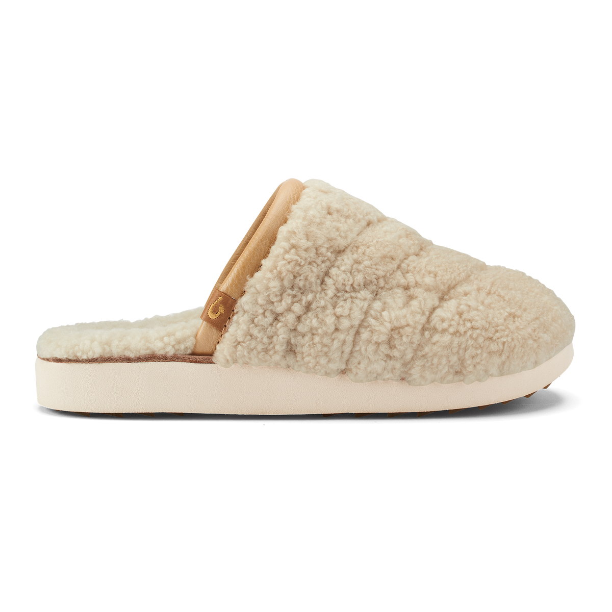 OluKai | Pūpū Mua Women’s Shearling Mule Slipper - Tapa