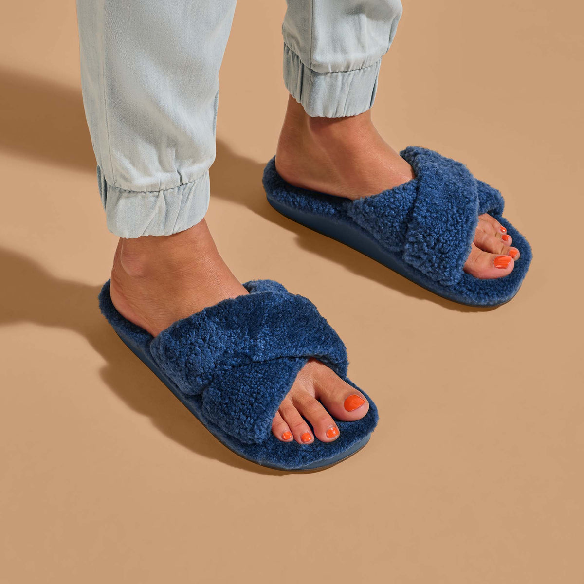 OluKai | Hila Heu Women’s Slide Slipper Sandals - Moonlit Ocean