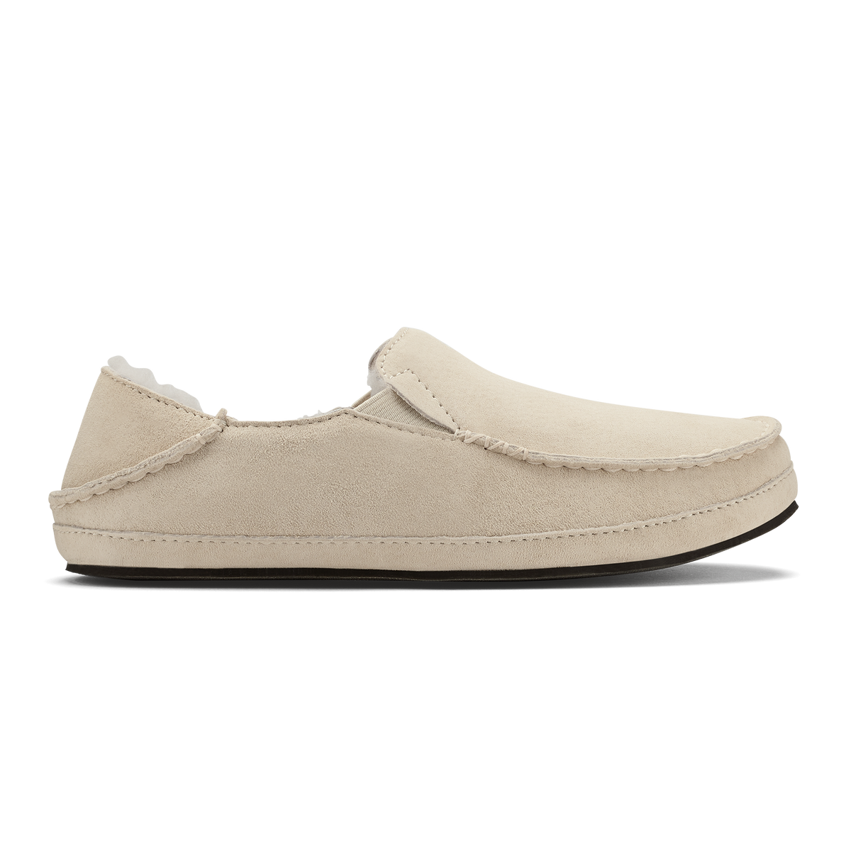 OluKai | Nohea Women's Leather Slippers - Bone